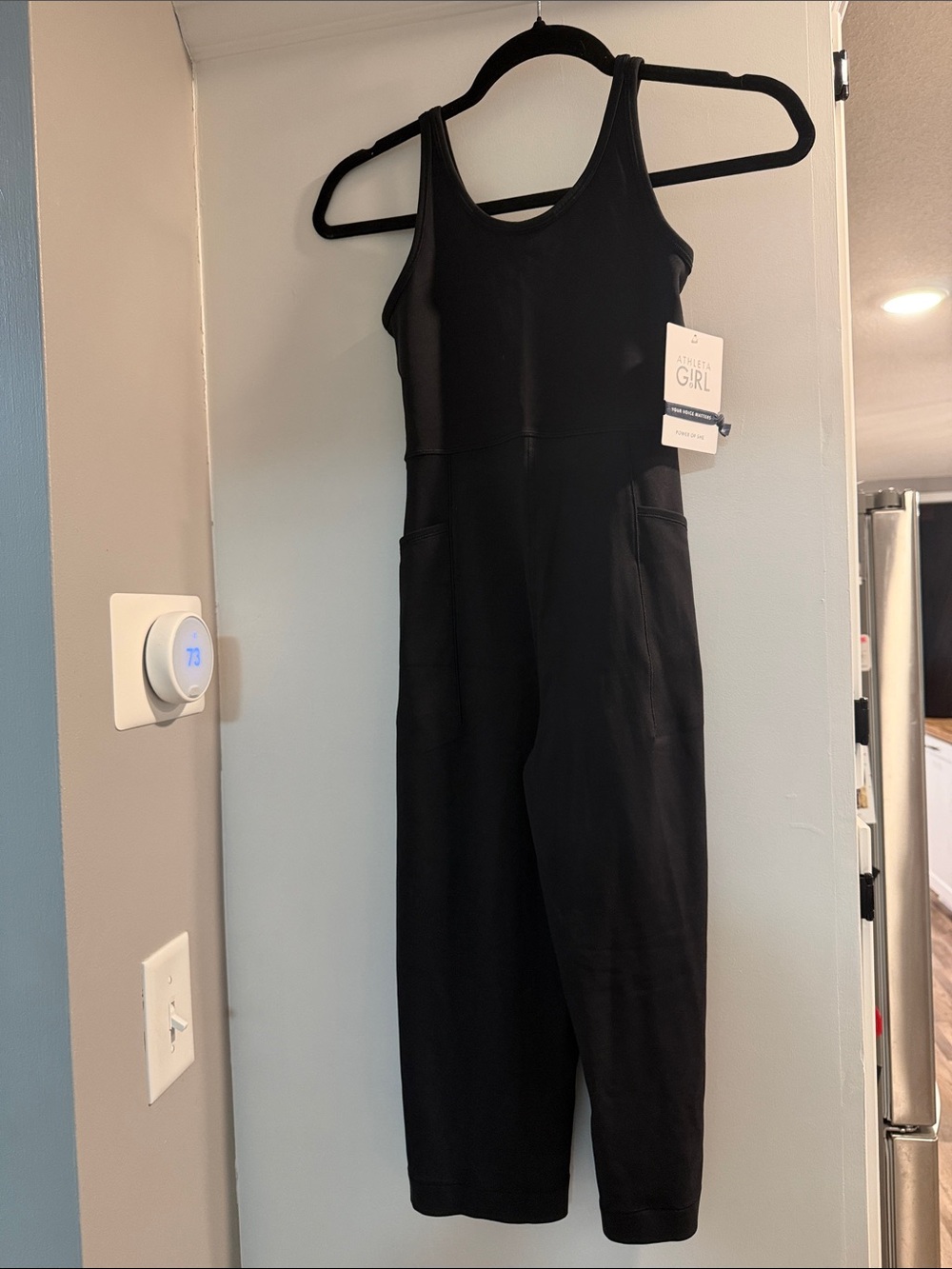 Athleta Girl Black “Stash Your Treausres” Sleeveless Jumpsuit